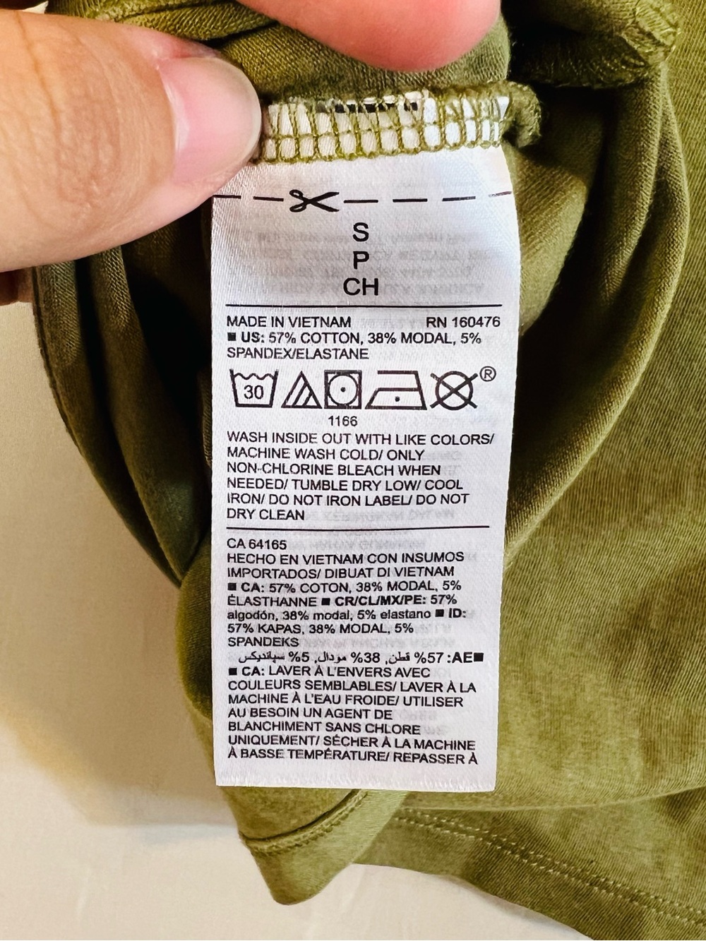 Old Navy Women's Olive Crew Neck Short Sleeve Tee - Picture 4 of 4